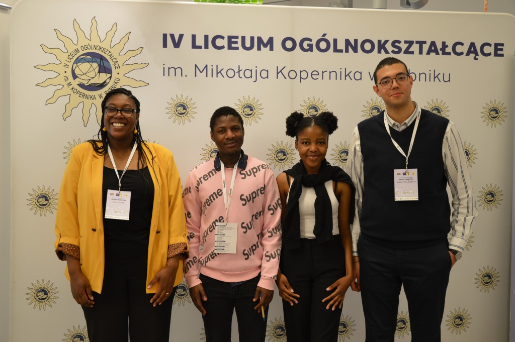 Nauczycielka i uczniowie z Republiki Południowej Afryki