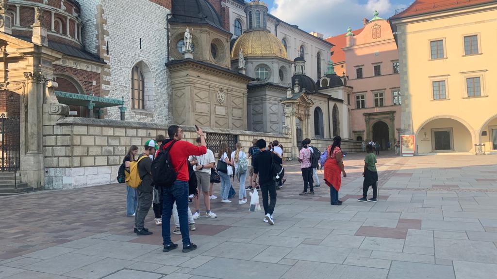 Uczestnicy konferencji zwiedzili również Wawel