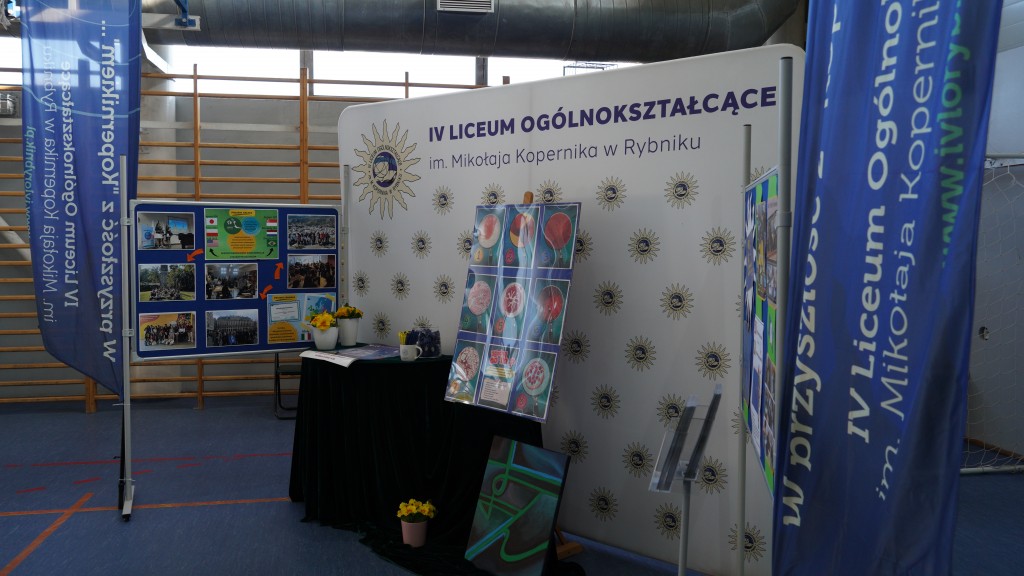 Stoisko Kopernika na Rybnickich Targach Edukacyjnych